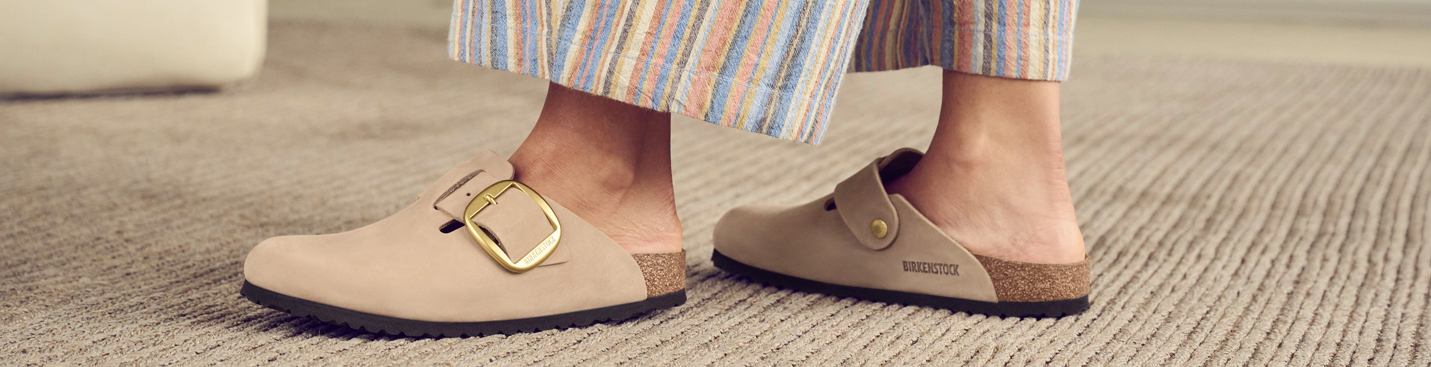 Birkenstock Australia Boston Big Buckle Sandcastle collection banner