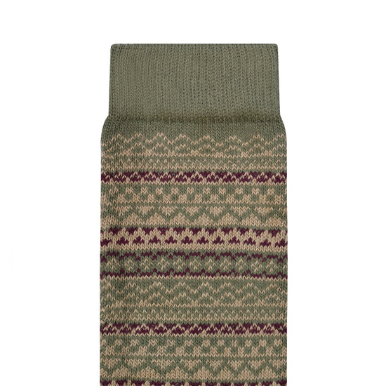 Birkenstock Cotton Pattern Ochre/Zinfandel/Thyme texture