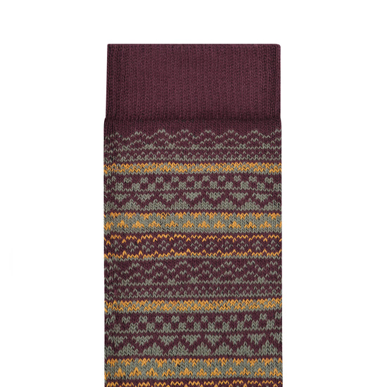 Birkenstock Cotton Pattern Thyme/Taupe/Zinfandel texture