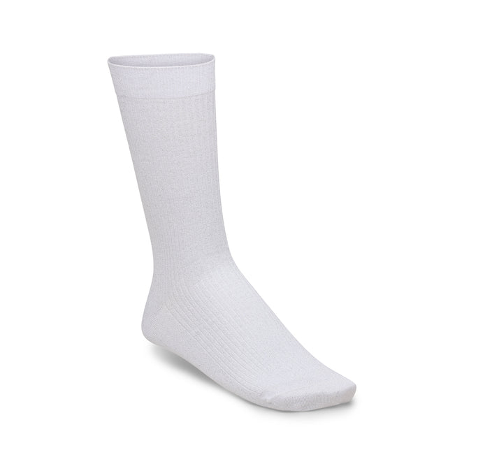 Birkenstock Australia Cotton Ribbed Socks 2-Pack Glitter Eggshell & Glitter White Pair 2