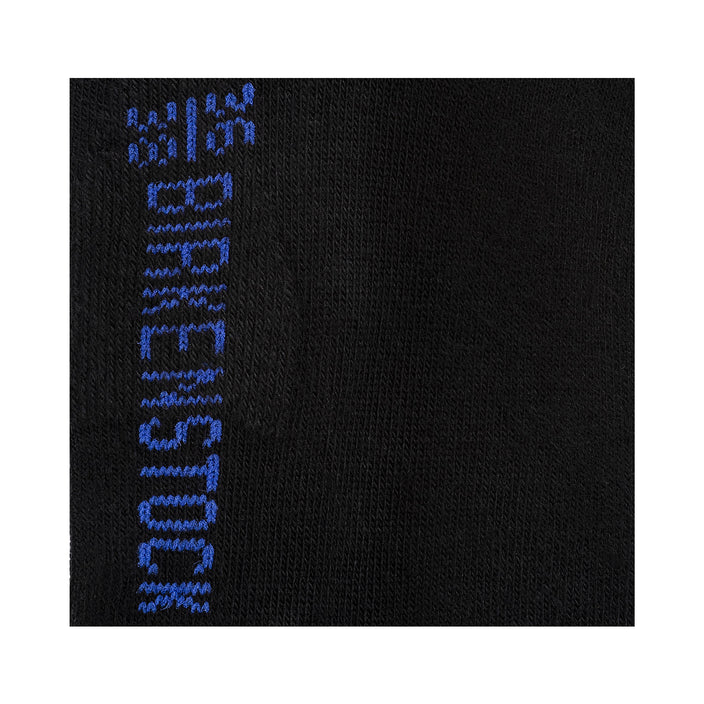 Birkenstock Cotton Sole Sneaker Socks Men Black 2pk detailed view