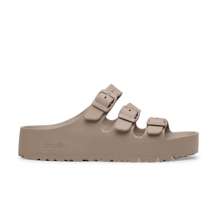 Birkenstock Australia Florida III EVA Platform Flex Grey Taupe Side View