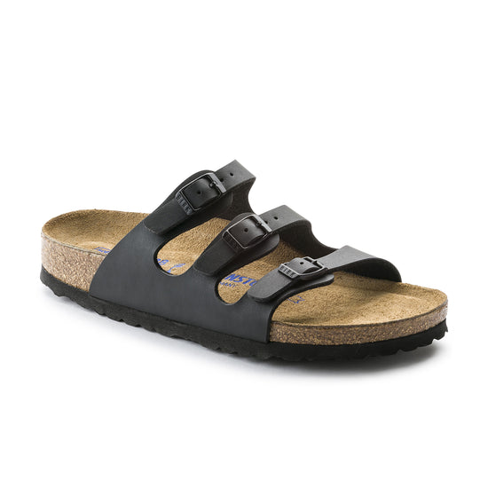 Birkenstock Florida Soft Footbed Black Birko-Flor 