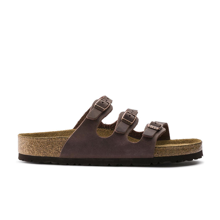 Birkenstock Florida Soft Footbed Oiled Leather Habana side view