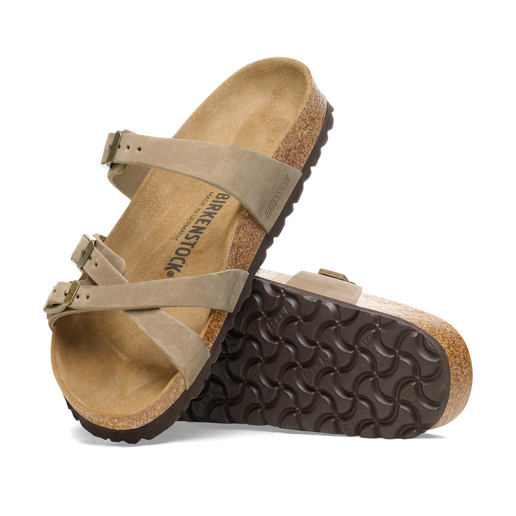 Birkenstock Australia Franca Tabacco Brown Oiled Leather Sole View
