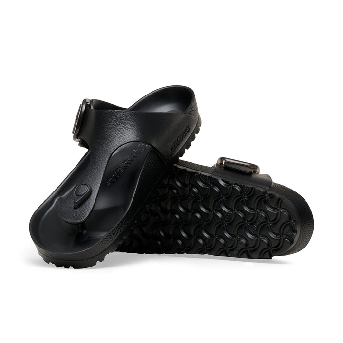 Birkenstock Australia Gizeh Big Buckle EVA Black side view sole view