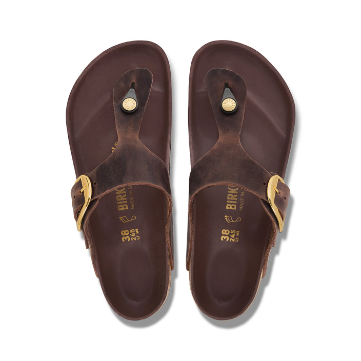 gizeh big buckle habana oiled leather top 1032934