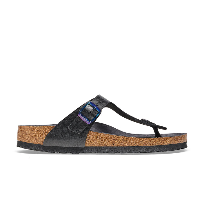Birkenstock Gizeh Graceful Licorice Birko-Flor side view