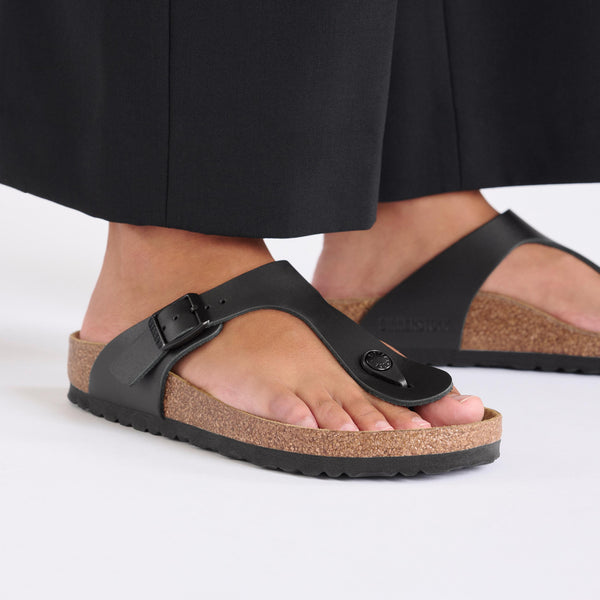 Birkenstock Gizeh Black Smooth Leather