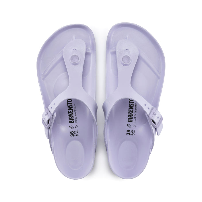 Birkenstock Australia Gizeh Beach Purple Fog EVA top view