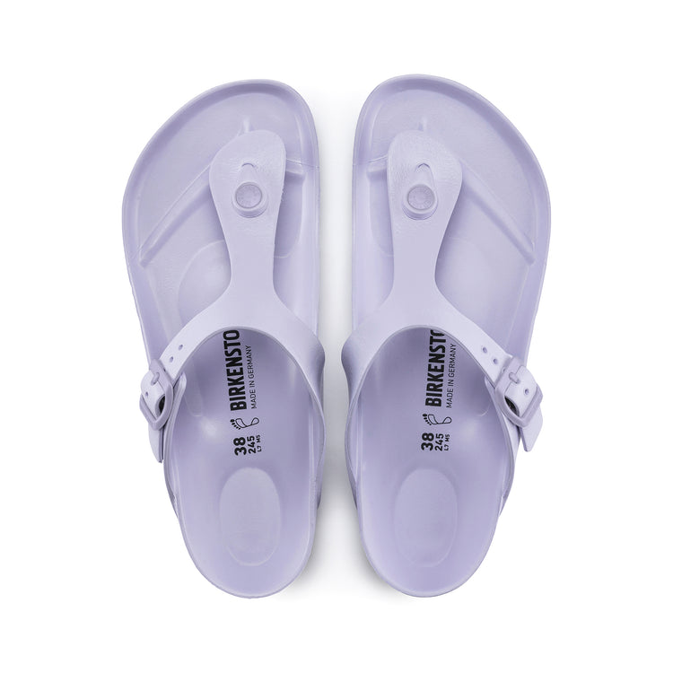 Birkenstock Australia Gizeh Beach Purple Fog EVA top view