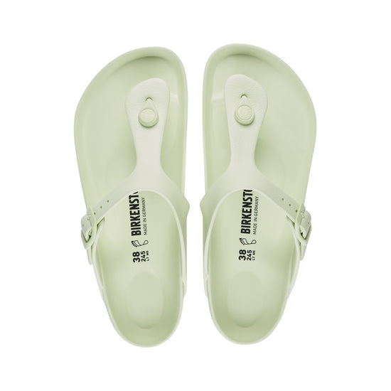 Birkenstock Gizeh EVA Faded Lime top view