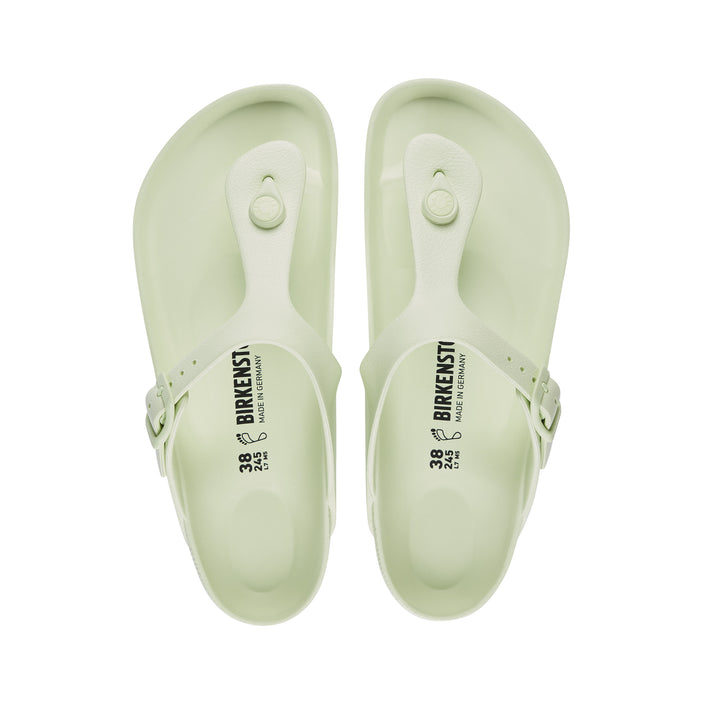 Birkenstock Gizeh EVA Faded Lime top view