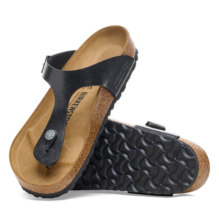 Birkenstock Gizeh Graceful Licorice Birko-Flor sole view
