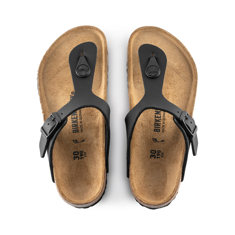 Gizeh Kids Black Birko-Flor top view