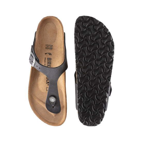 gizeh oiled leather black top sole 845251