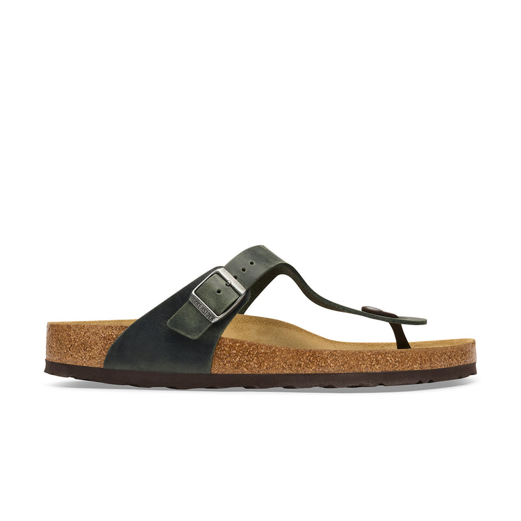 Birkenstock Australia Gizeh Thyme Oiled Leather Side View