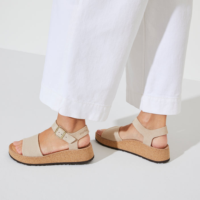 glenda nubuck leather sandcastle on model 2 1024615