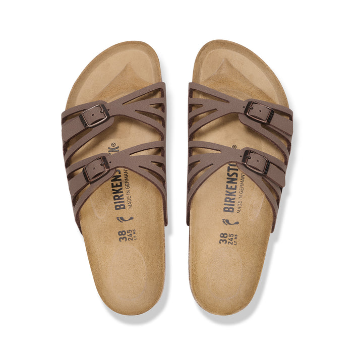 Birkenstock Australia Granada Mocca BirkiBuc top view