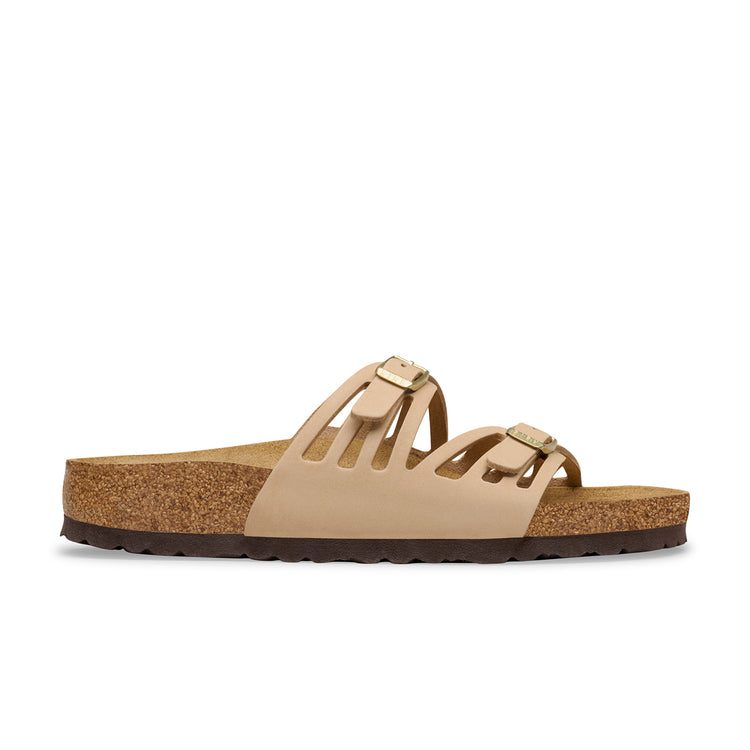 Birkenstock Australia Granada Sandcastle Nubuck Leather side view