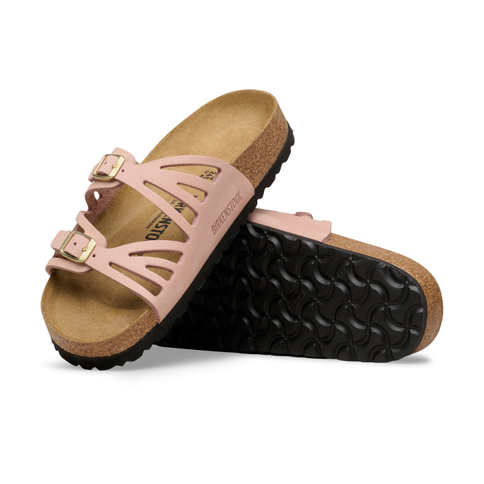 Birkenstock Australia Granada Soft Pink Nubuck Leather sole view