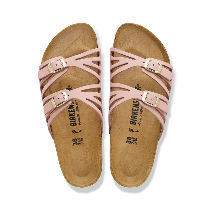 Birkenstock Australia Granada Soft Pink Nubuck Leather top view