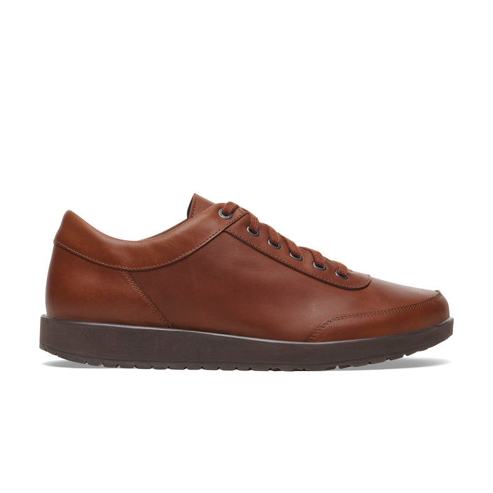 Birkenstock Honnef 365 Cognac Natural Leather side view