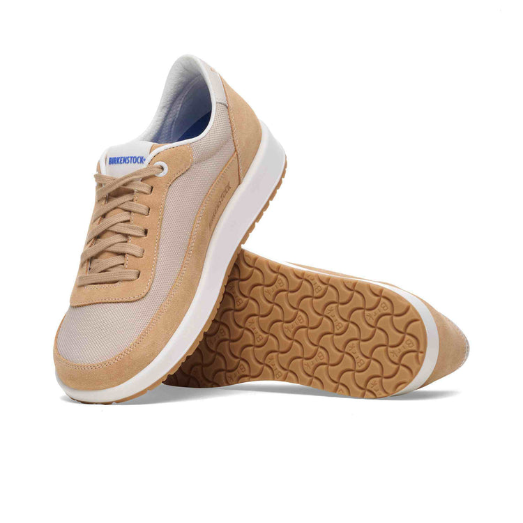 Birkenstock Honnef City New Beige/Eggshell Nylon Mesh/Suede Leather sole view