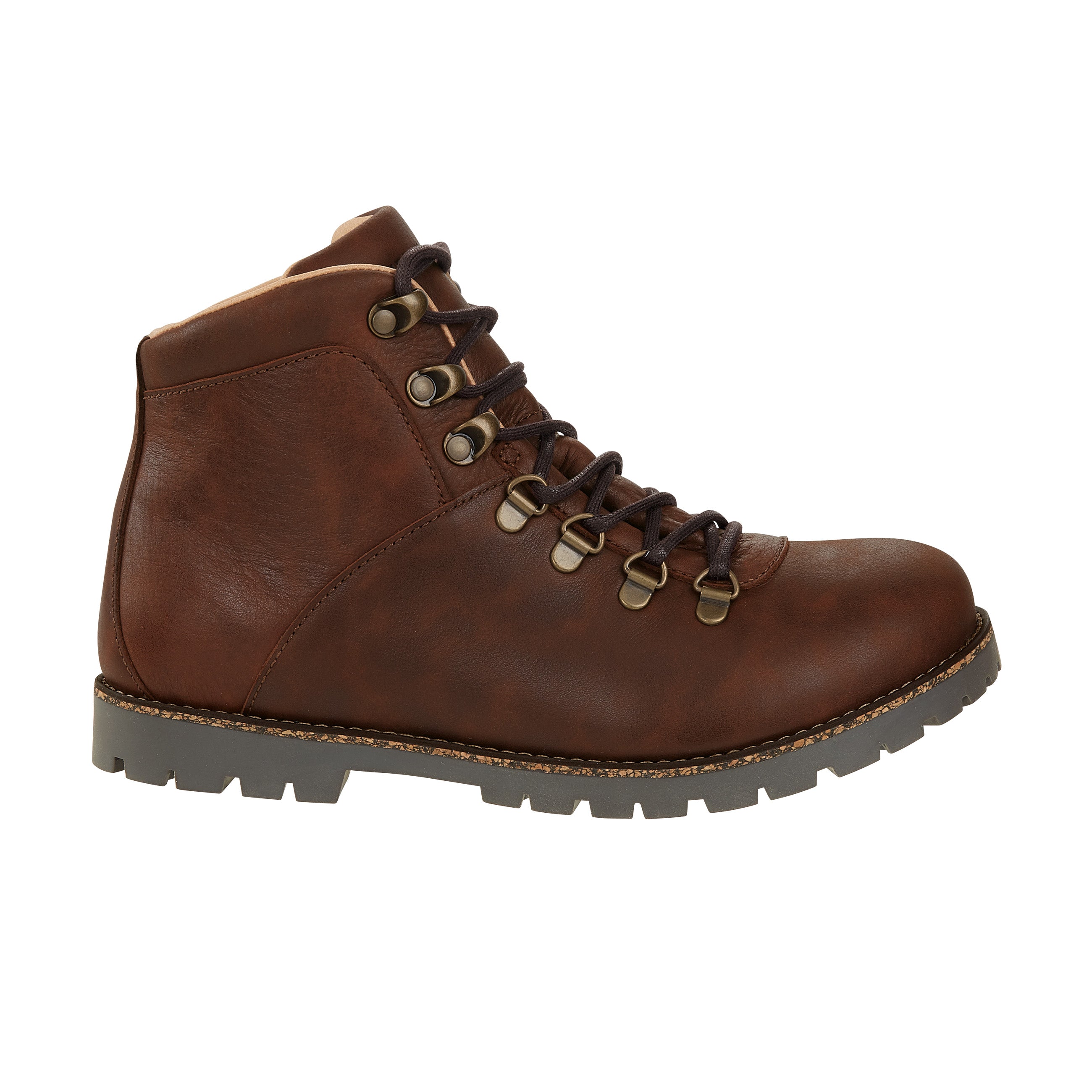 Birkenstock Jackson Dark Brown Waxy Nubuck Leather Boots