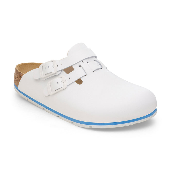 Birkenstock Kay Pro PU Coated Natural Leather White Professional 