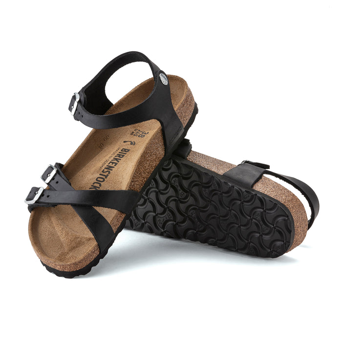 Birkenstock Australia Kumba Black Oiled Leather sole view