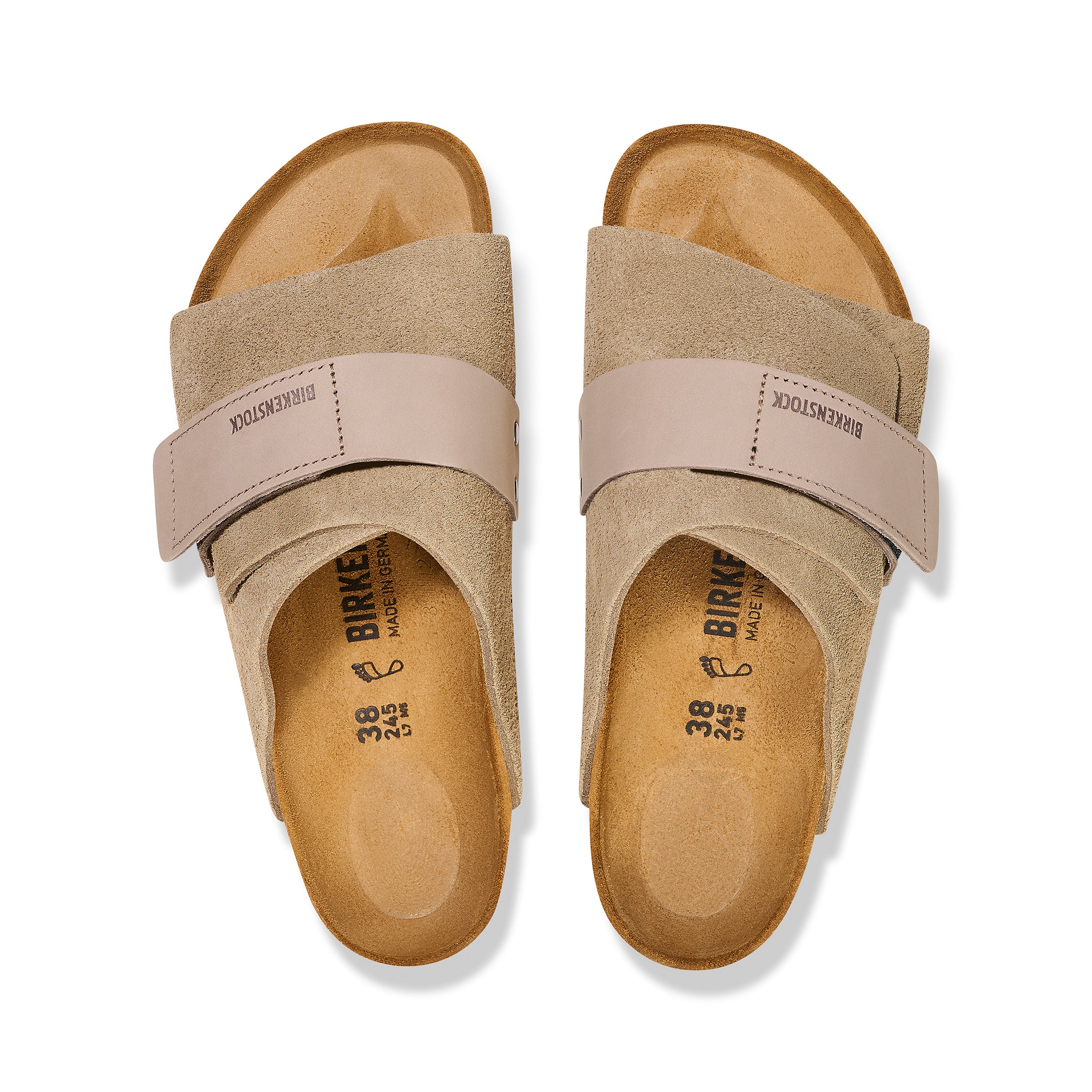 y*!様 BIRKENSTOCK　KYOTO TAUPE 39 Birkenstock Kyoto Taupe Suede/Nubuck Leather