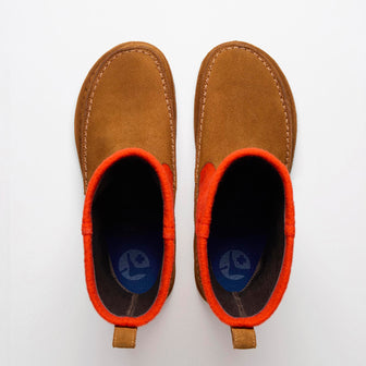 Lahti Mink/Flame Wool/Suede Leather