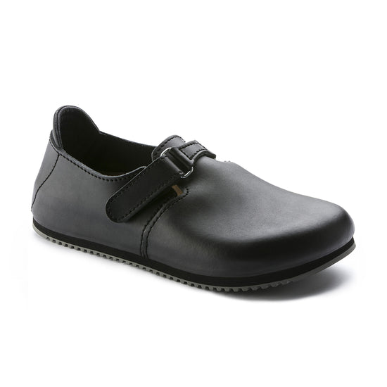 Birkenstock Australia Linz Supergrip Black Smooth Leather