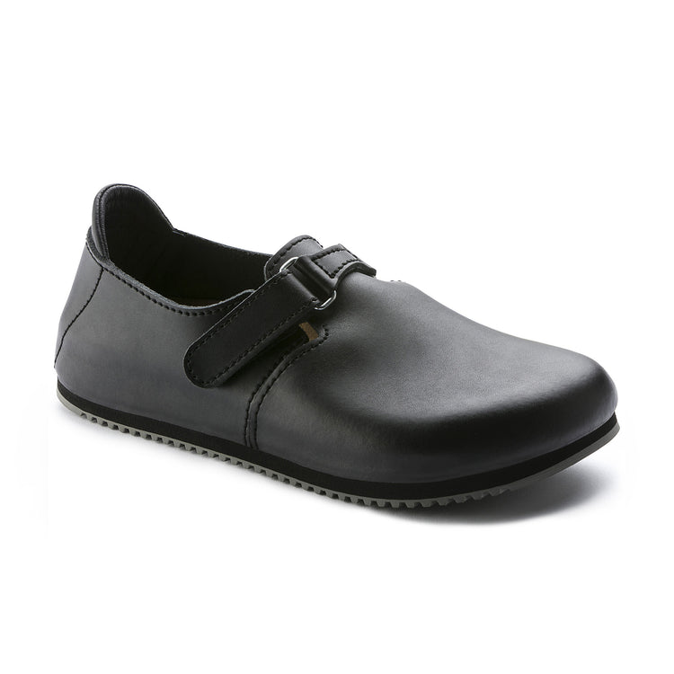 Birkenstock Australia Linz Supergrip Black Smooth Leather