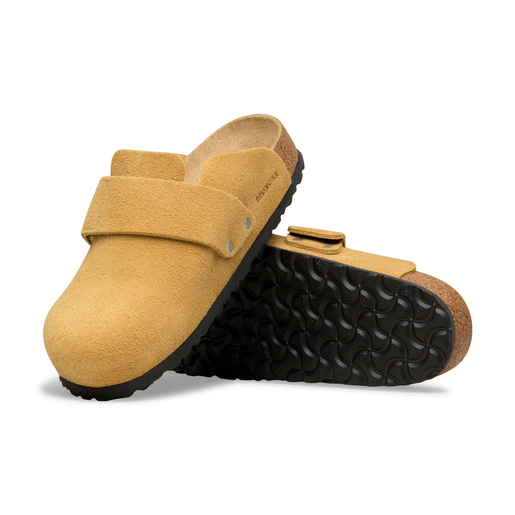 Birkenstock Australia Loma Cork Brown Suede Leather sole view