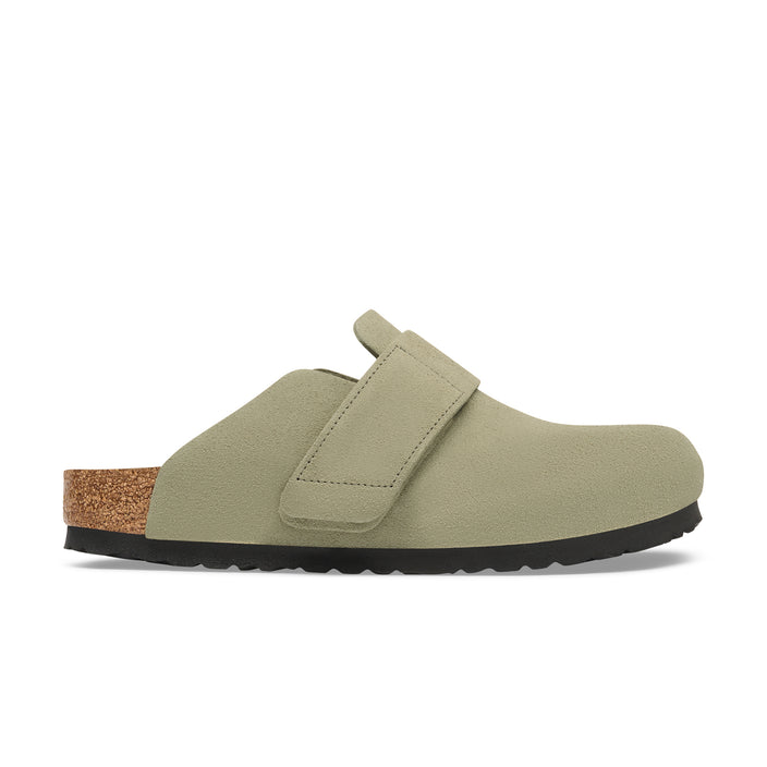 Birkenstock Australia Loma Faded Khaki Suede Leather Side View