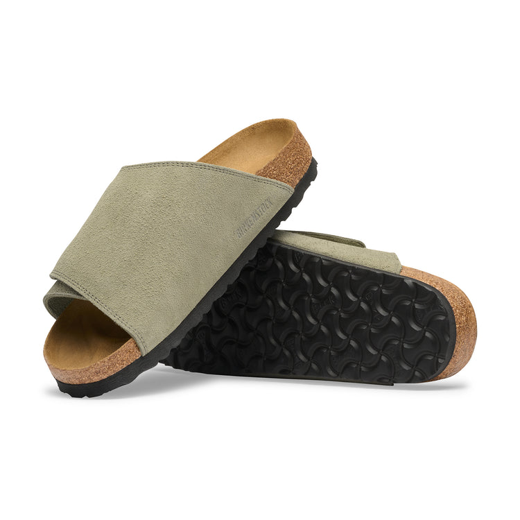 Birkenstock Australia Solana Faded Khaki Suede Leather Sole View