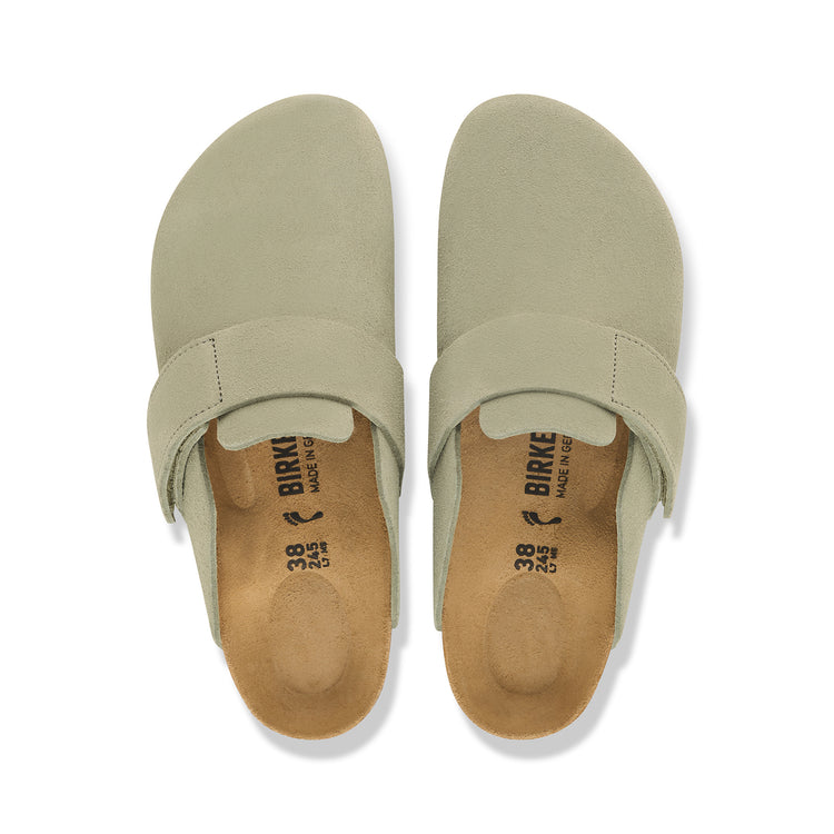 Birkenstock Australia Loma Faded Khaki Suede Leather Top View