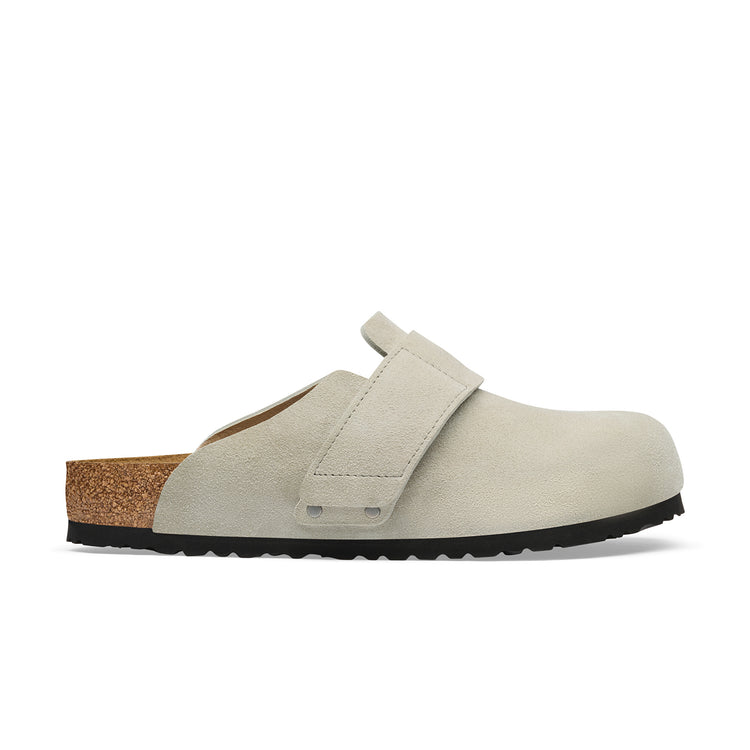 Birkenstock Australia Loma Oyster Suede Leather Side View