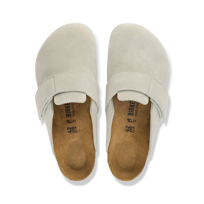 Birkenstock Australia Loma Oyster Suede Leather Top View