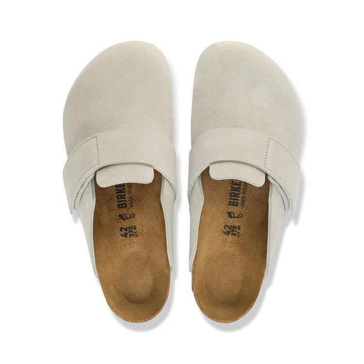 Birkenstock Australia Loma Oyster Suede Leather Top View