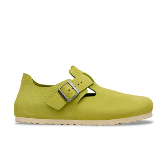 Birkenstock Australia London Archive Mid Green Tumbled Nubuck Leather side view