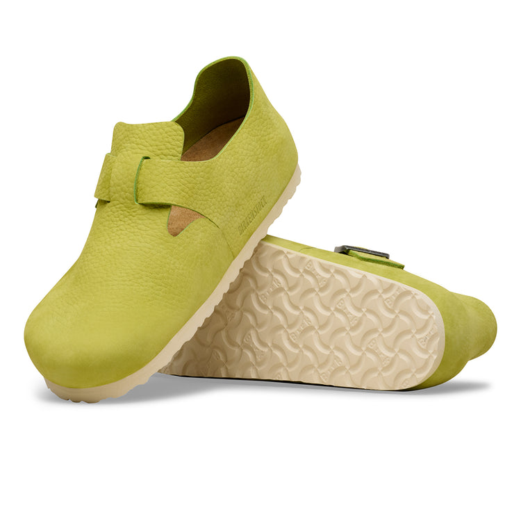 London Archive Mid Green Tumbled Nubuck Leather sole view