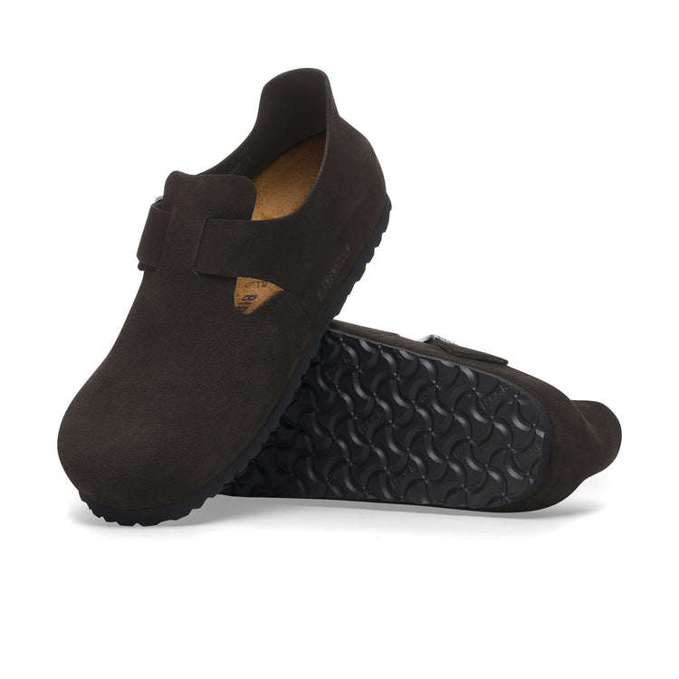 Birkenstock Australia London Black Suede Leather sole view