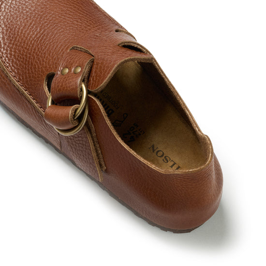 Birkenstock London Methow Roast Tumbled Leather detail view