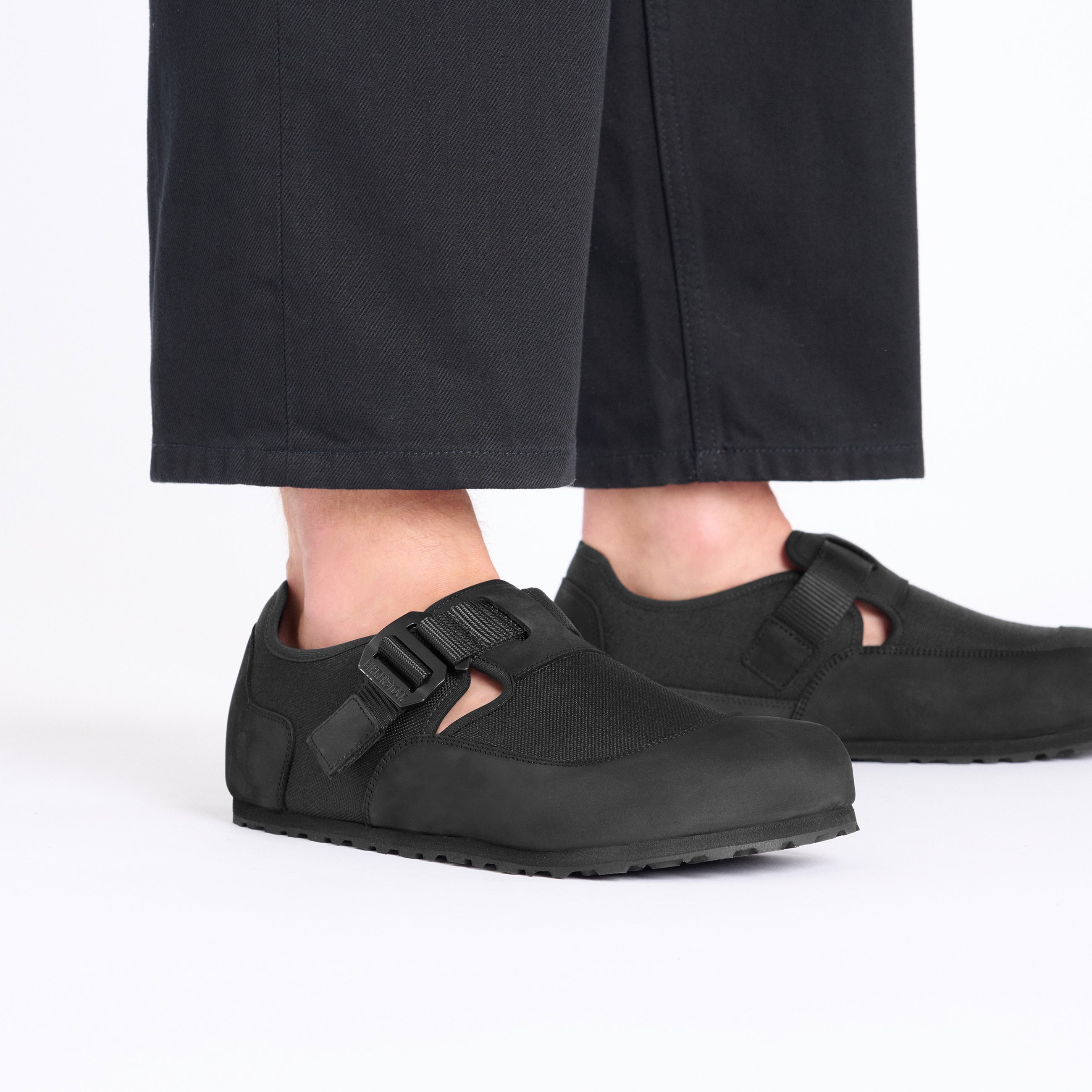 BIRKENSTOCK London NL Black ナロー 37 試着のみ BIRKENSTOCK London Natural Leather Oiled [Narrow Width] Unisex