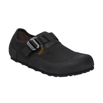 London Nova Black Textile/Nubuck Leather