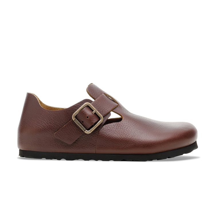 Birkenstock London Wire Buckle Vintage Wood Roast side view