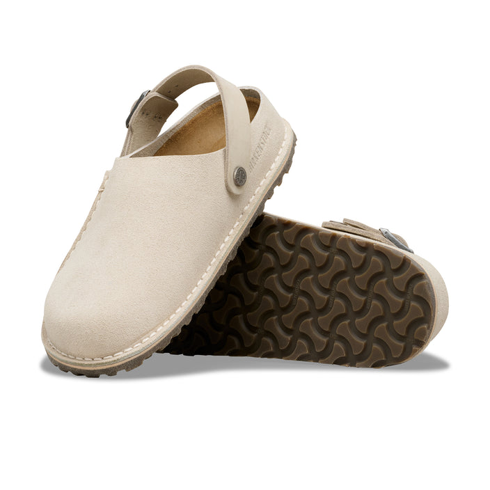 Birkenstock Australia Lutry Oyster Suede Leather sole view